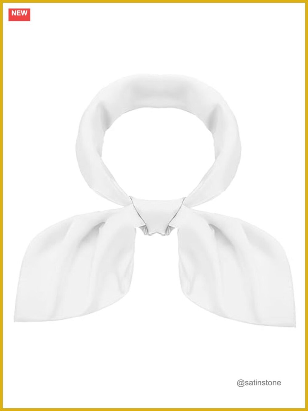Silk Like Satin Head Scarf Bandana Wrap 27x27 Inch Neckerchief